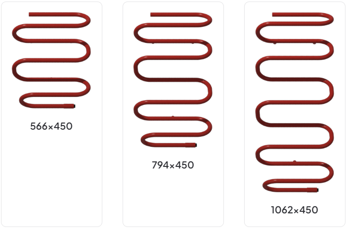 Rozměry Terma Spiro