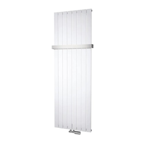 ISAN Melody Collom designový radiátor 1800 × 450 mm, barva bílá RAL 9016, připojení středové
