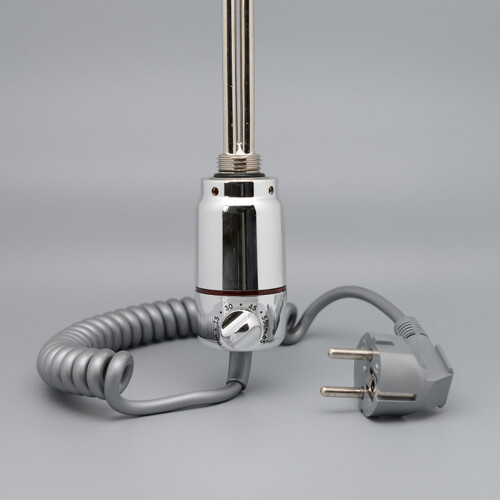 P.M.H. ET2  Elektrická vykurovacia tyč s termostatom, chróm