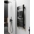 TERMA Dexter koupelnový radiátor 1760 × 600 mm, 906 W, barva Silver Matt, připojení spodní