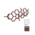 TERMA Hex designový radiátor 502 × 1126 mm, 317 W, barva Copper, levé připojení