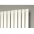 ISAN Melody Collom designový radiátor 1800 × 450 mm, barva bílá RAL 9016, připojení středové